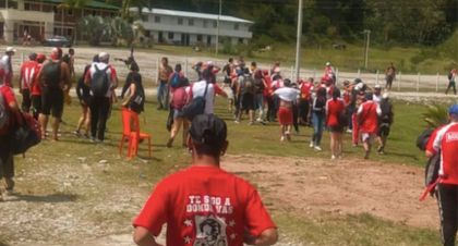 Imagen de  Barra de Santa Fe denuncia que el Clan del Golfo asesinó a un hincha en San Luis
