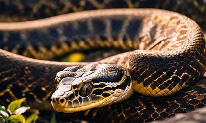 Capturan anaconda de más de cinco metros de largo