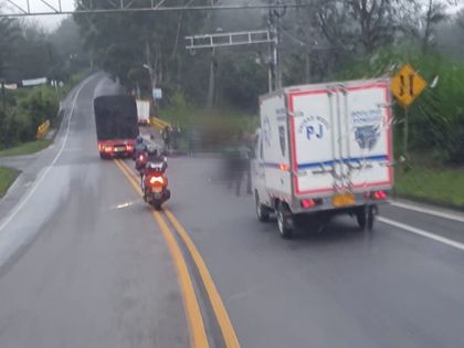 Imagen de Colisión de motos en la vía Rionegro-La Ceja deja una persona muerta
