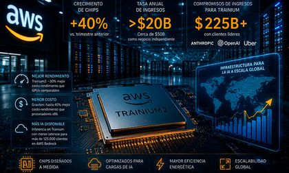 El negocio de chips de Amazon crece y toma músculo