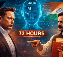 India exige a la plataforma de Elon Musk corregir contenido inapropiado generadopor su IA Grok