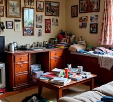 Cuando tu casa está hecha un desastre justo el día menos indicado