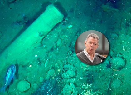 Imagen de  Abrieron investigación previa contra expresidente Santos por presunto saqueo del galeón San José