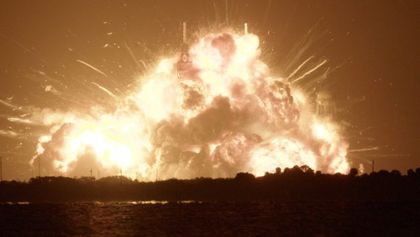 Imagen de  Un cohete de Blue Origin explota en Florida durante una prueba previa a su lanzamiento