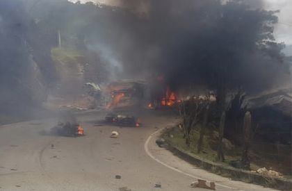Imagen de  Dos de los heridos por explosión de carrotanque en el Oriente fueron remitidos a Medellín