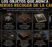 Los objetos que nunca deberías recoger de la calle, según el esoterismo