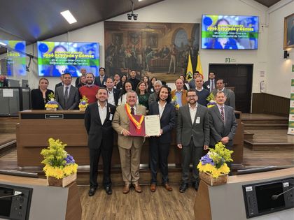 Imagen de ¡Un orgullo paisa! Sanvicentino fue reconocido con la máxima distinción del Concejo de Bogotá