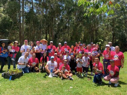 Imagen de  Mauricio Rendón lideró siembra de mil árboles en Rionegro para reducir huella de carbono de su campaña