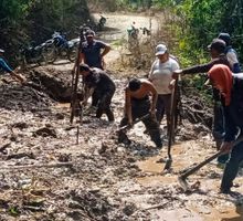 Más de 100 familias siguen incomunicadas en zona rural de Pradera