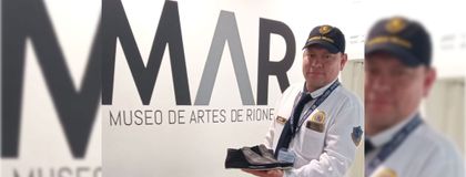 Imagen de  Vigilante del Museo de Artes de Rionegro mantiene viva la tradición zapatera