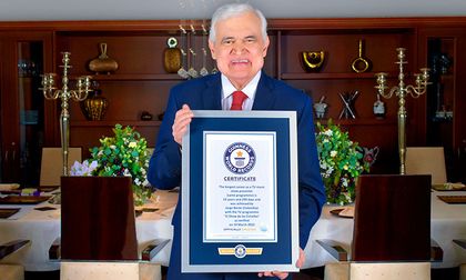 Jorge Barón, entra a los Guinnes Records