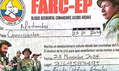 Disidencias citan a comerciantes del Cauca a una reunión para coordinar entrega de regalos de Navidad