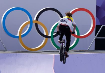 Imagen de  La colombiana Saray Villegas cuarta en BMX libre