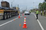 Imagen de Paso restringido en la autopista Medellín-Bogotá por siniestro vial en Rionegro: peatón de 70 años falleció