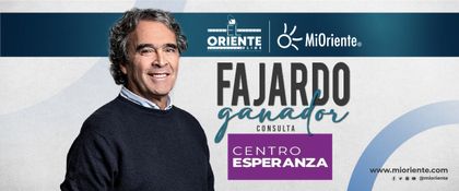 Imagen de  Sergio Fajardo, ganador por la Coalición Centro Esperanza