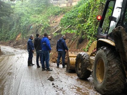 Esta es la situación de la vía La Ceja-Abejorral tras las últimas lluvias